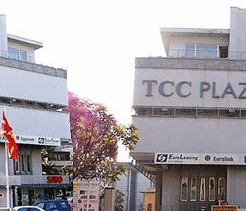 Hotel Tcc Plaza Skopje Bagian luar foto
