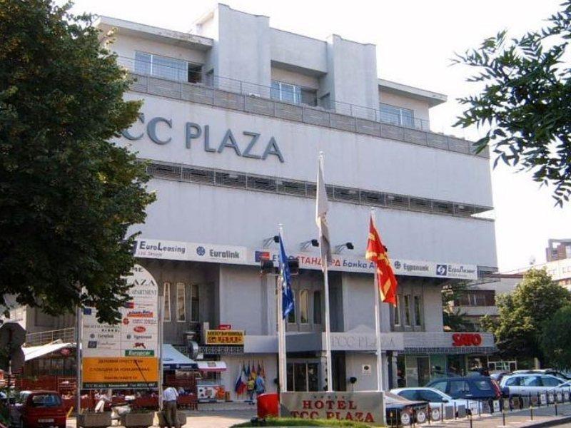 Hotel Tcc Plaza Skopje Bagian luar foto